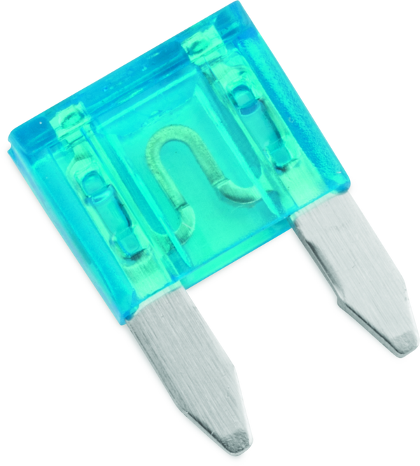 BikeMaster 5Piece 15A Replacement Mini Blade Fuse - Bull Strap