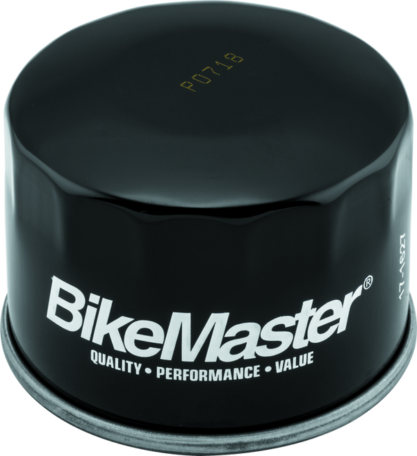 BikeMaster BM-147 Oil Filter - Black - Bull Strap