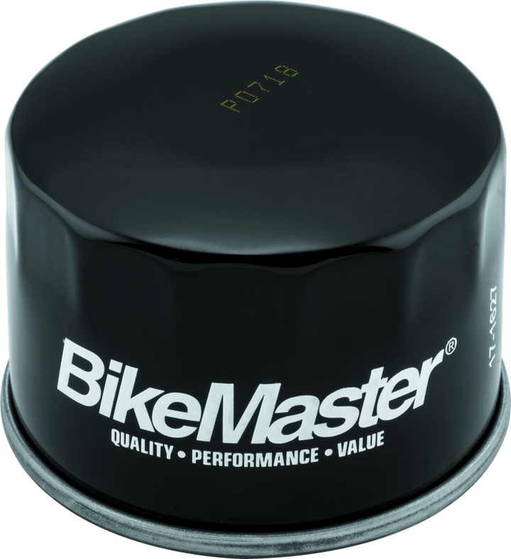 BikeMaster BM-147 Oil Filter - Black - Bull Strap