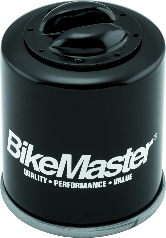 BikeMaster BM-183 Oil Filter - Black - Bull Strap