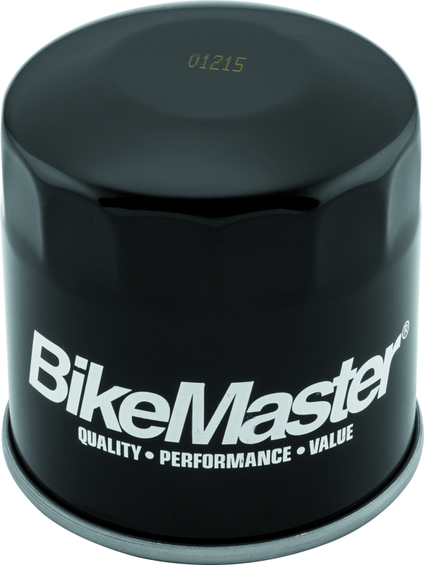BikeMaster BMW BM-163 Oil Filter - Black - Bull Strap