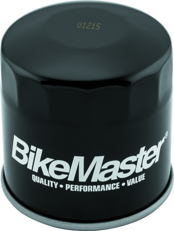 BikeMaster BMW BM-163 Oil Filter - Black - Bull Strap