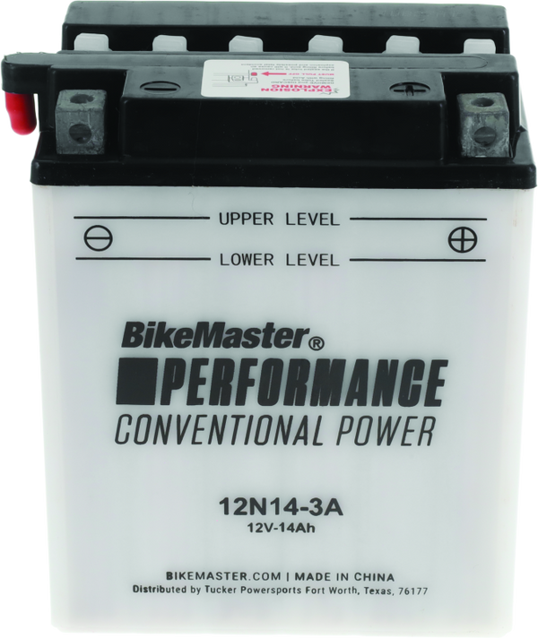 BikeMaster Battery - 12N14-3A - Bull Strap
