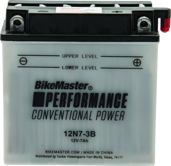 BikeMaster Battery - 12N7-3B - Bull Strap