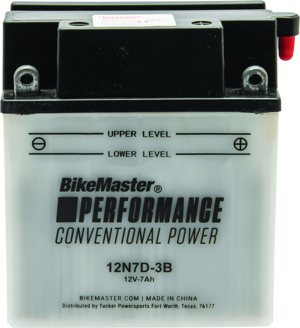 BikeMaster Battery - 12N7D-3B - Bull Strap