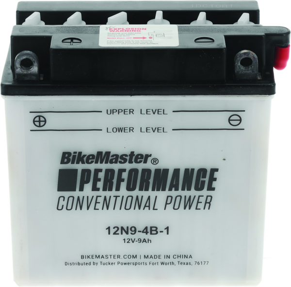 BikeMaster Battery - 12N9-4B-1 - Bull Strap
