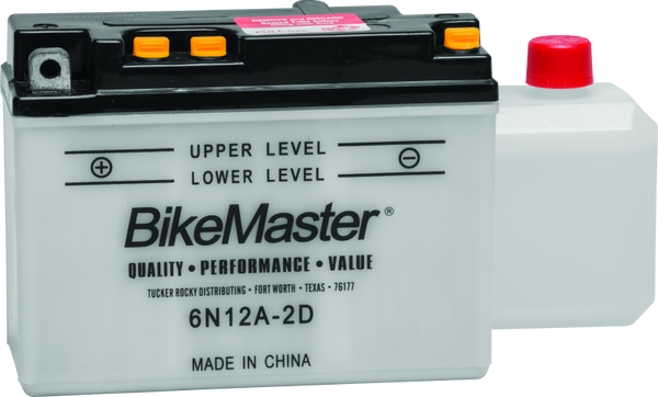 BikeMaster Battery - 6N12A-2D - Bull Strap