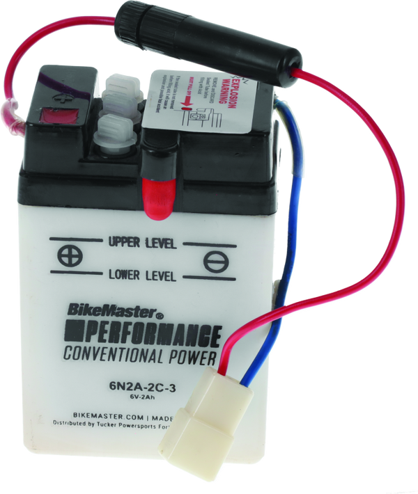 BikeMaster Battery - 6N2A-2C-3 - Bull Strap