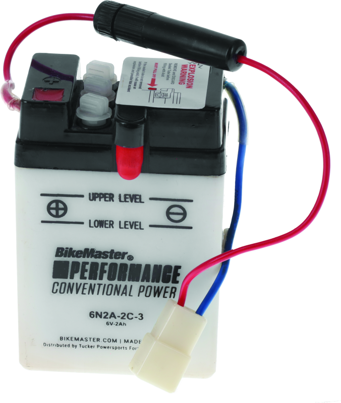 BikeMaster Battery - 6N2A-2C-3 - Bull Strap