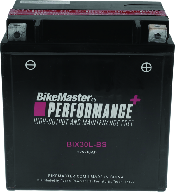 BikeMaster Battery - BIX30L-BS - Bull Strap