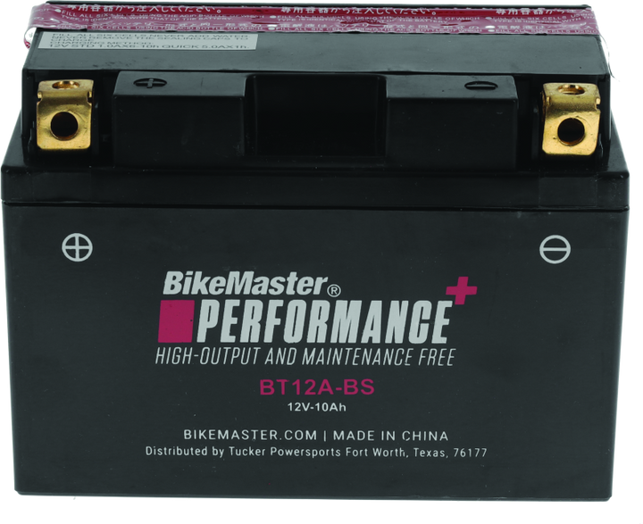 BikeMaster Battery - BT12A-BS - Bull Strap