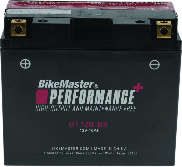 BikeMaster Battery - BT12B-BS - Bull Strap
