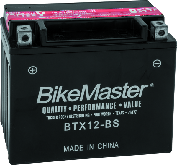 BikeMaster Battery - BTX12-BS - Bull Strap