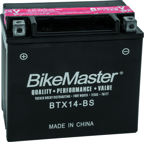 BikeMaster Battery - BTX14-BS - Bull Strap