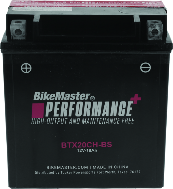 BikeMaster Battery - BTX20CH-BS - Bull Strap