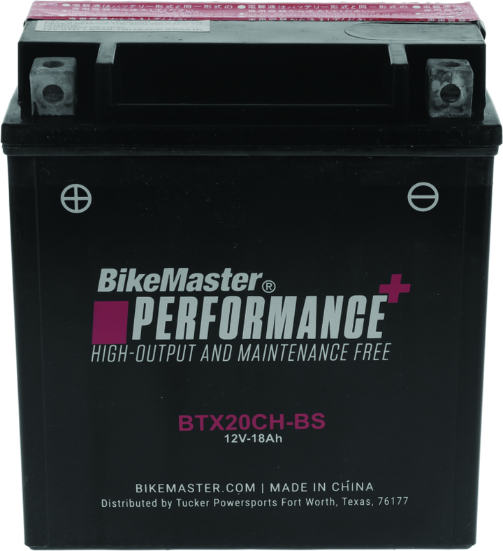 BikeMaster Battery - BTX20CH-BS - Bull Strap