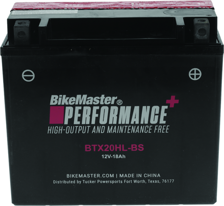 BikeMaster Battery - BTX20HL-BS - Bull Strap