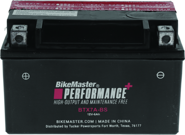 BikeMaster Battery - BTX7A-BS - Bull Strap