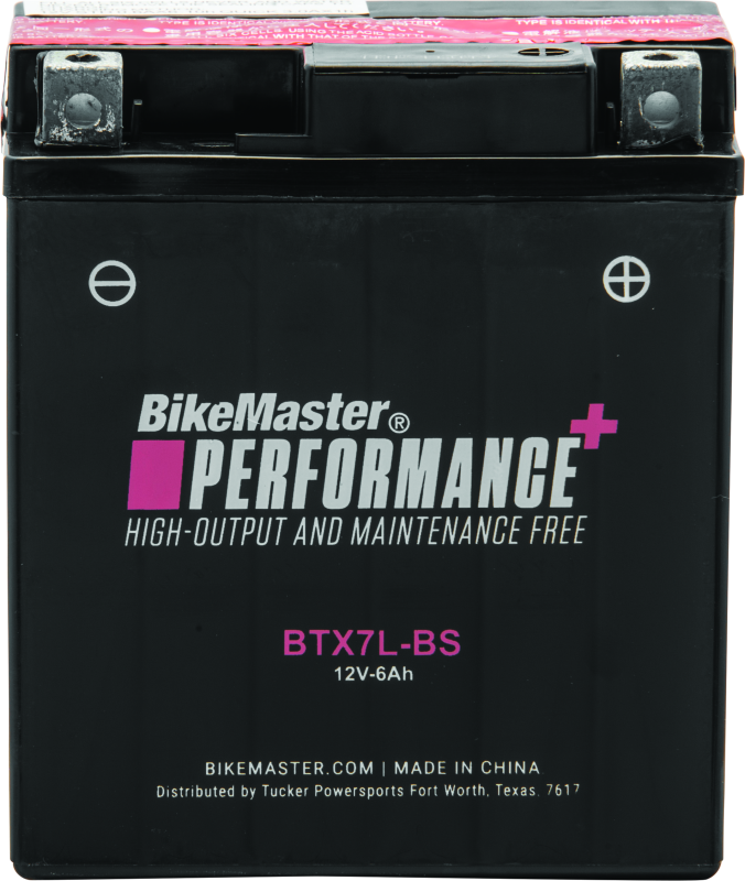 BikeMaster Battery - BTX7L-BS - Bull Strap