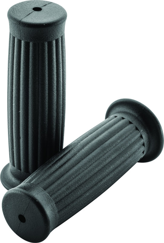 BikeMaster Classic Lines Grips - Black - Bull Strap