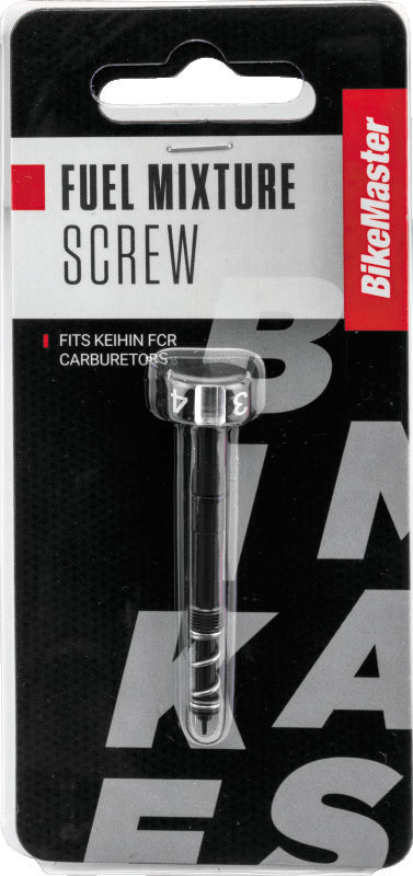 BikeMaster Fuel Mixture Screw - Black - Bull Strap