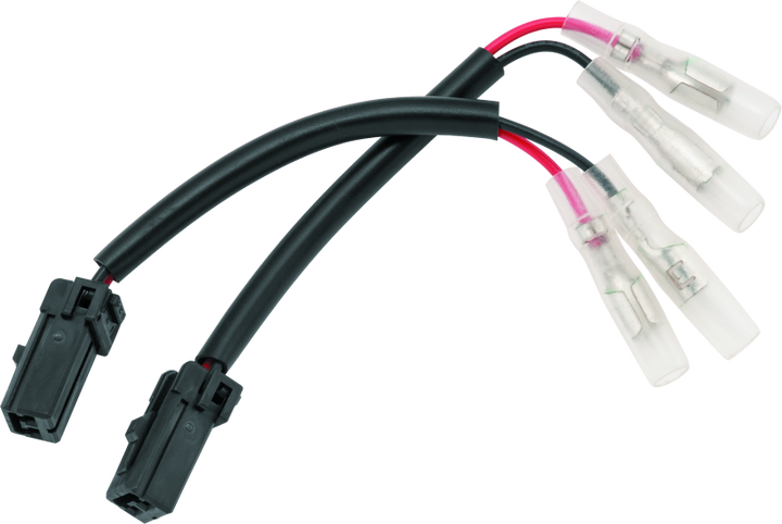 BikeMaster Harley-Davidson Turn Signal Adapter Wires Pair - Bull Strap