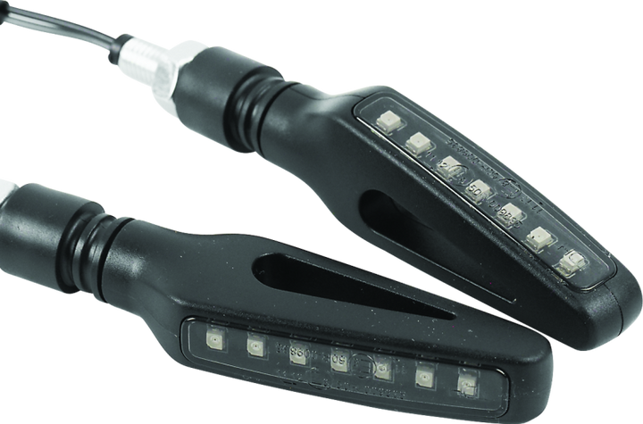 BikeMaster Hollow Sequential Turn Signal - Bull Strap