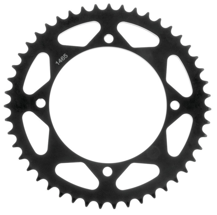 BikeMaster Kawasaki Rear Steel Sprocket 428 52T - Black - Bull Strap