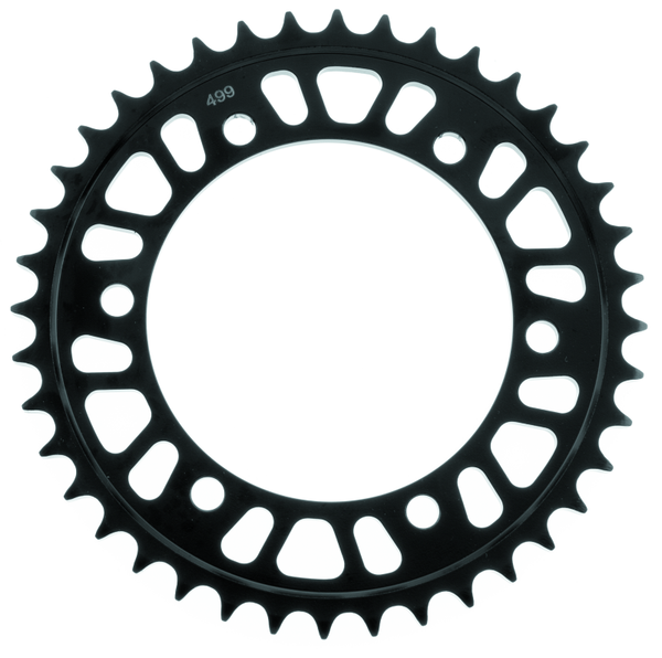 BikeMaster Kawasaki Rear Steel Sprocket 530 40T - Black - Bull Strap