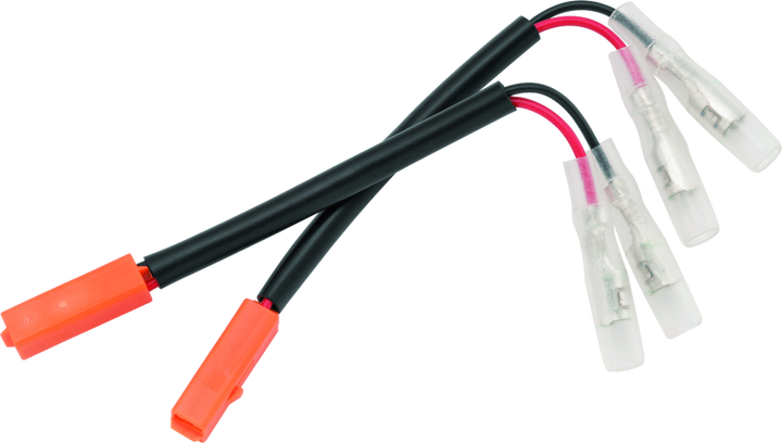 BikeMaster Kawasaki Turn Signal Adapter Wires Pair - Bull Strap