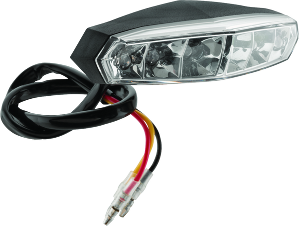 BikeMaster LED Mini Tail Light w/ License Plate Light - Bull Strap