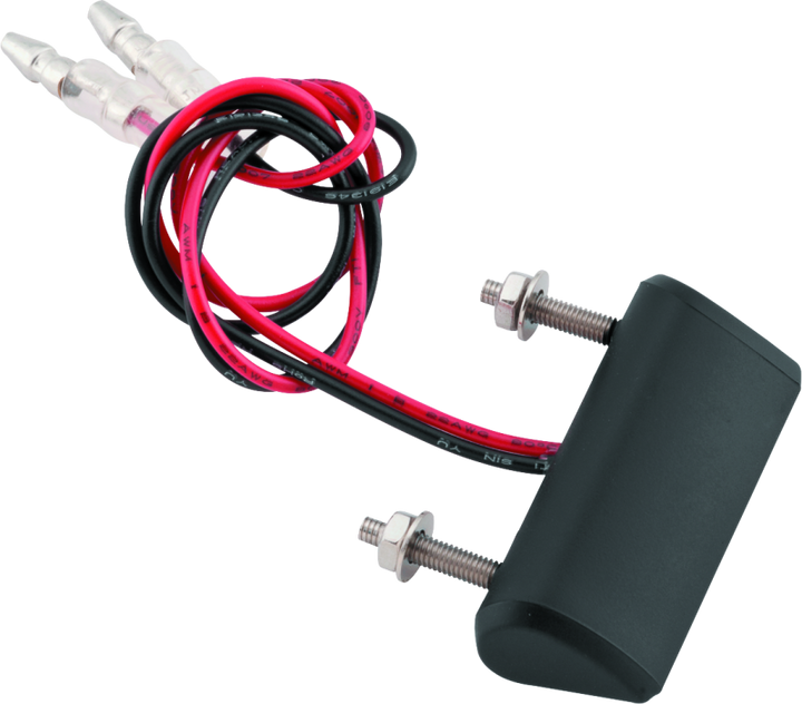 BikeMaster License Plate Light - Black - Bull Strap