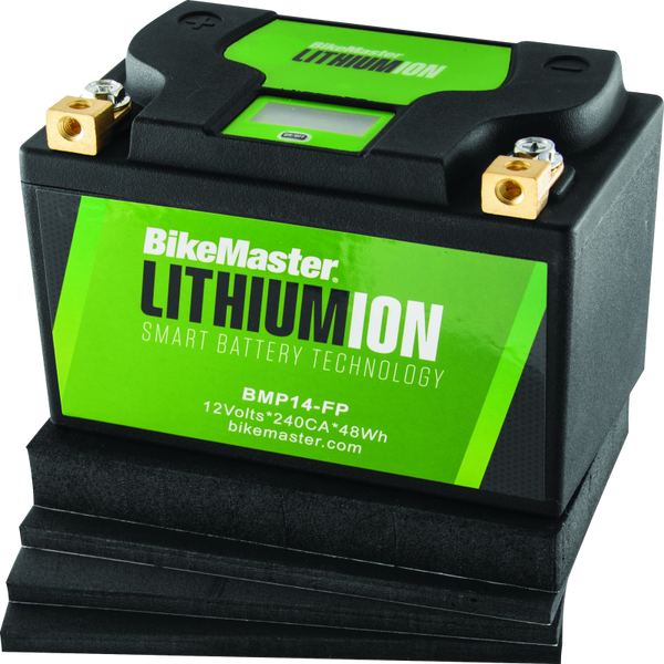 BikeMaster Lithium Ion 2.0 Battery - BMP14-FP - Bull Strap