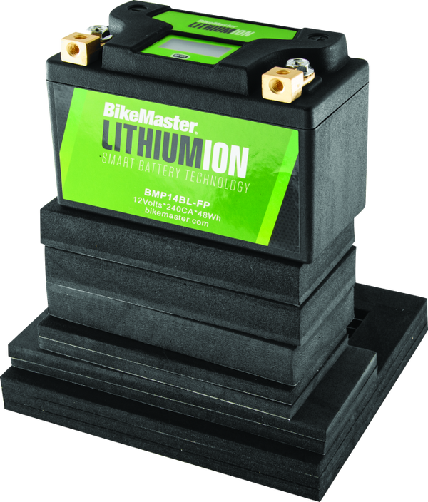 BikeMaster Lithium Ion 2.0 Battery - BMP14BL-FP - Bull Strap