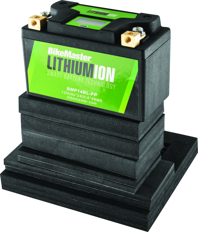 BikeMaster Lithium Ion 2.0 Battery - BMP14BL-FP - Bull Strap
