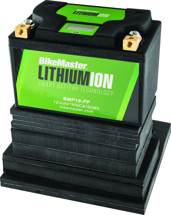 BikeMaster Lithium Ion 2.0 Battery - BMP18-FP - Bull Strap