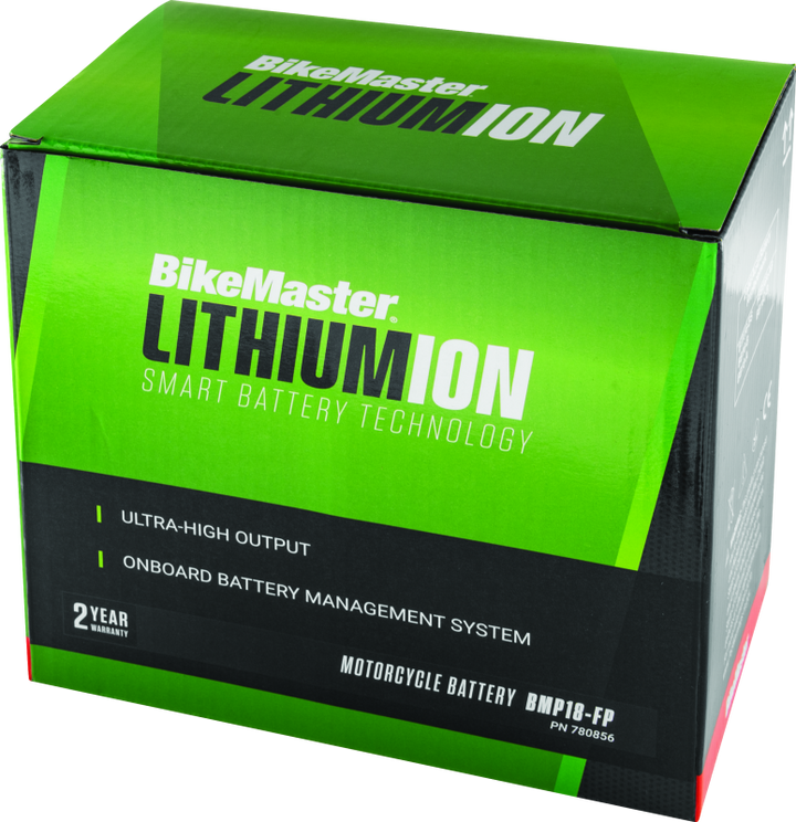 BikeMaster Lithium Ion 2.0 Battery - BMP18-FP - Bull Strap