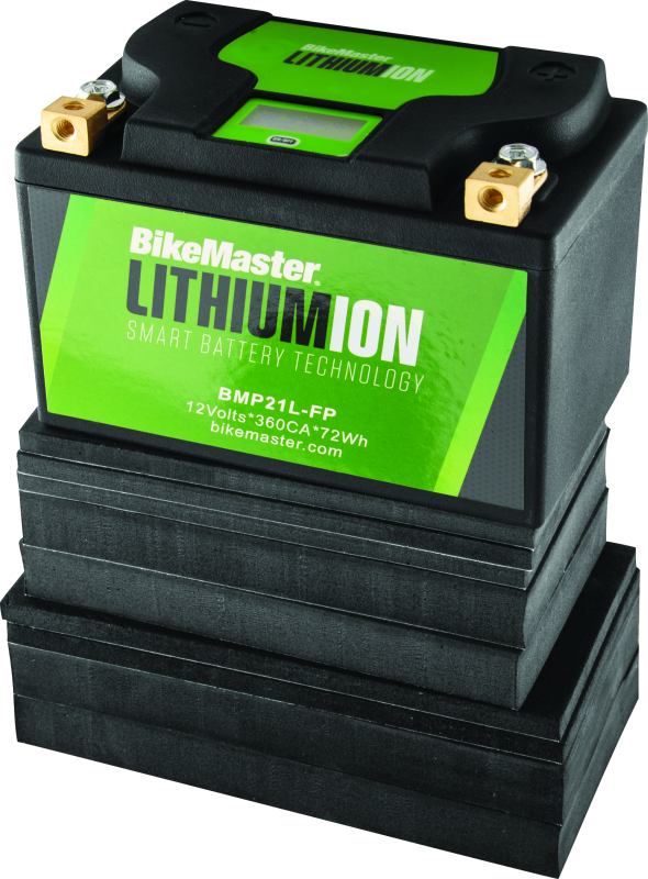 BikeMaster Lithium Ion 2.0 Battery - BMP21L-FP - Bull Strap