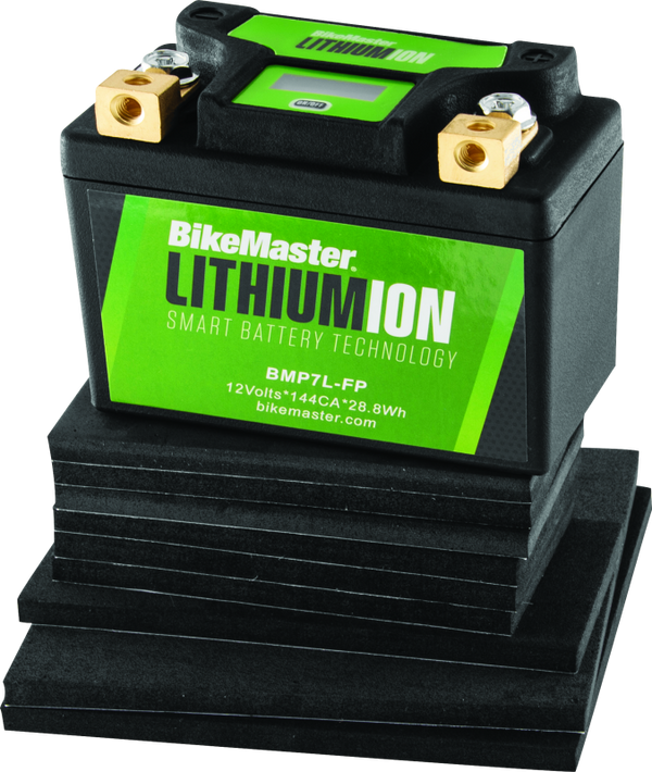 BikeMaster Lithium Ion 2.0 Battery - BMP7L-FP - Bull Strap