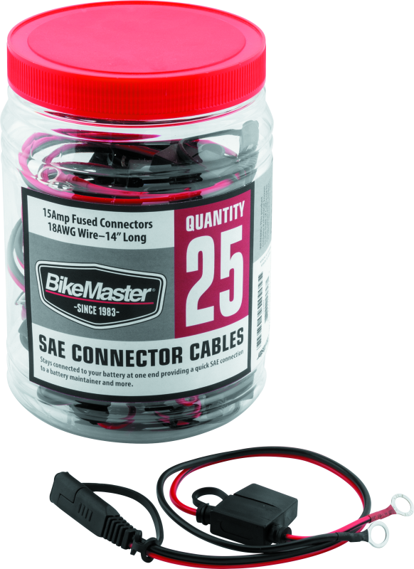 BikeMaster SAE Wire w/Fuse - 25 Piece Tub - Bull Strap