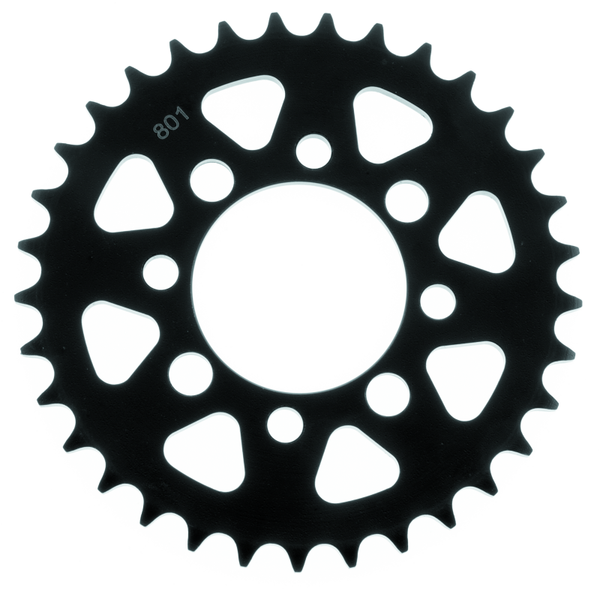 BikeMaster Suzuki Rear Steel Sprocket 420 33T - Black - Bull Strap