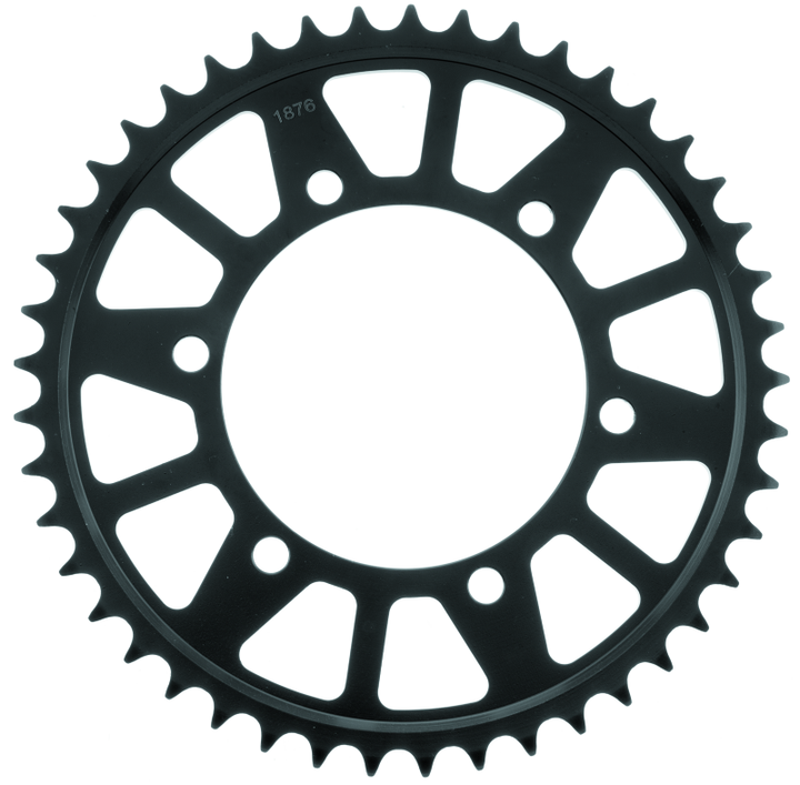 BikeMaster Suzuki Rear Steel Sprocket 525 45T - Black - Bull Strap