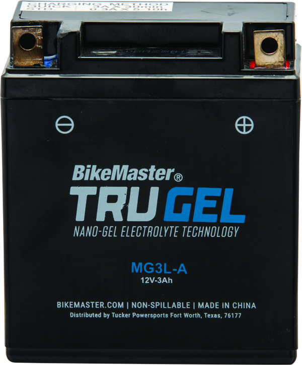 BikeMaster TruGel Battery - MG3L-A - Bull Strap