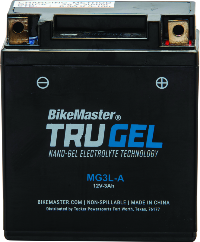 BikeMaster TruGel Battery - MG3L-A - Bull Strap