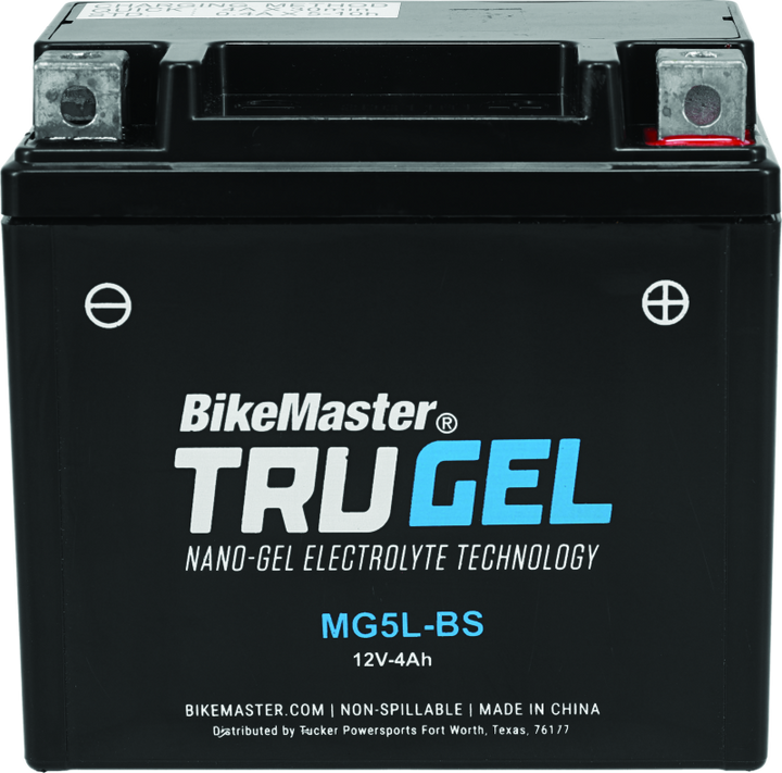 BikeMaster TruGel Battery - MG5L-BS - Bull Strap