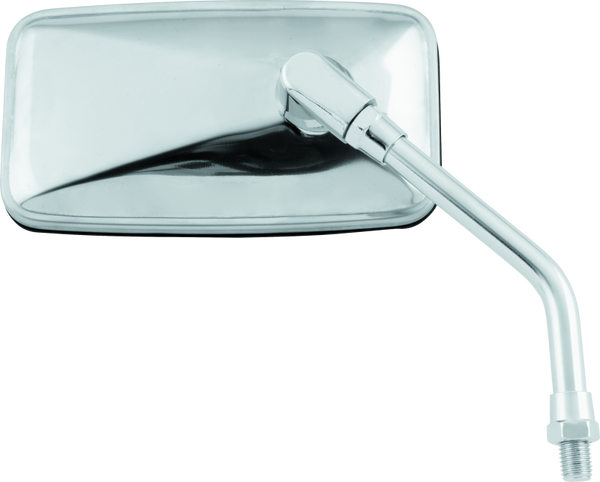 BikeMaster Universal Cruiser Mirror 10mm - Each - Stainless - Bull Strap