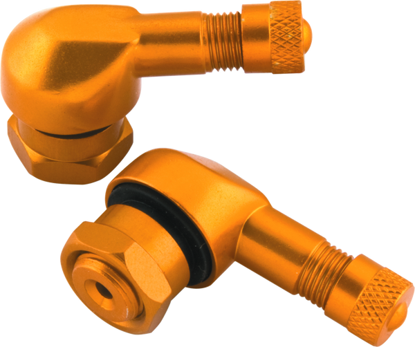 BikeMaster Valve Stem 2/Piece Pack Gold - Bull Strap