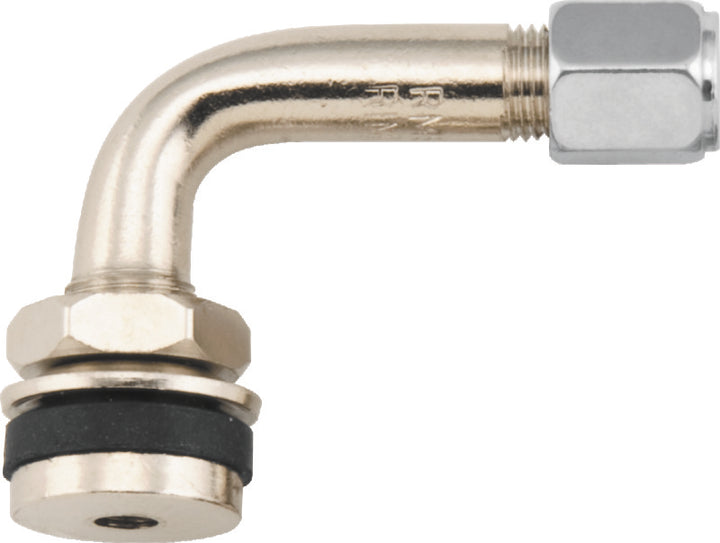 BikeMaster Valve Stem 90Deg Chrome Ea. - Bull Strap