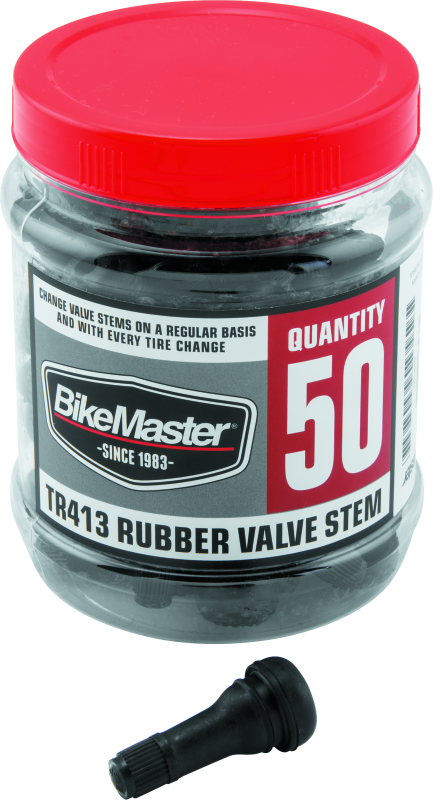 BikeMaster Valve Stem TR413 Rubber Tub/51 - Bull Strap
