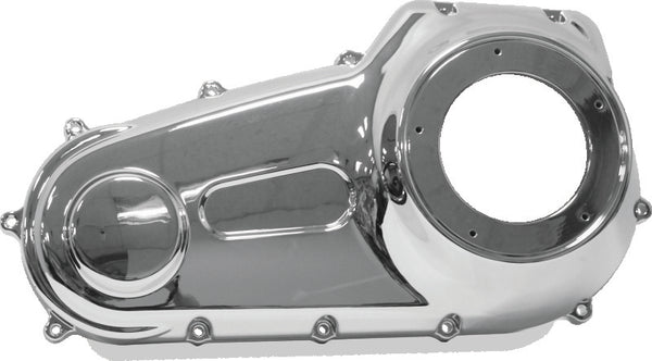 Bikers Choice 07-17 FLST 06-07 FXDWG Chrome Primary Cover Replaces H-D 60782-06 - Bull Strap